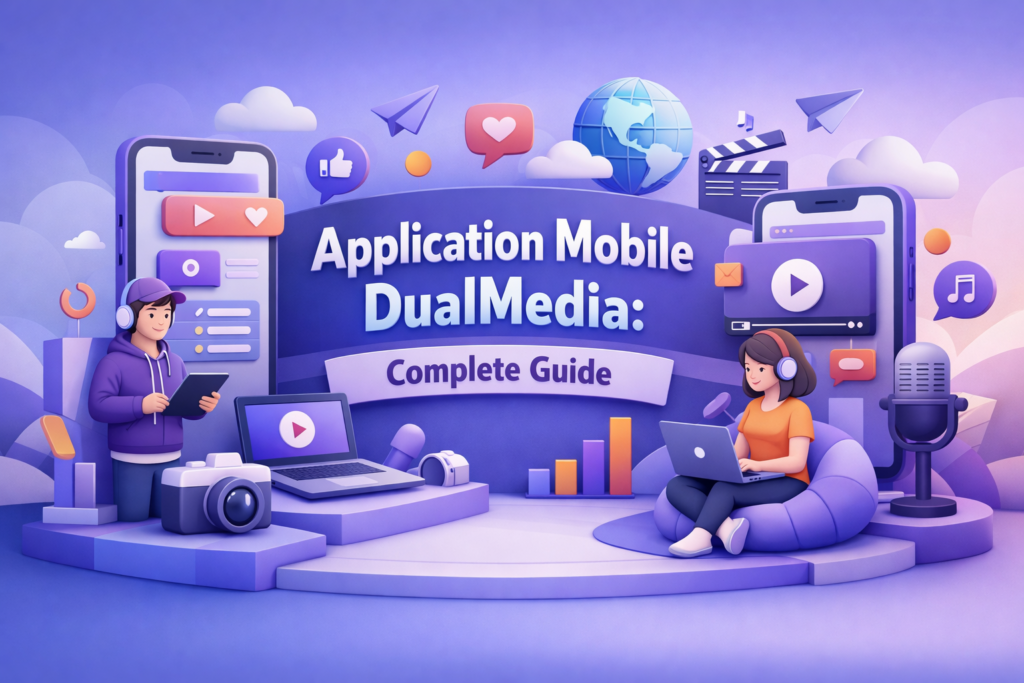 application mobile dualmedia