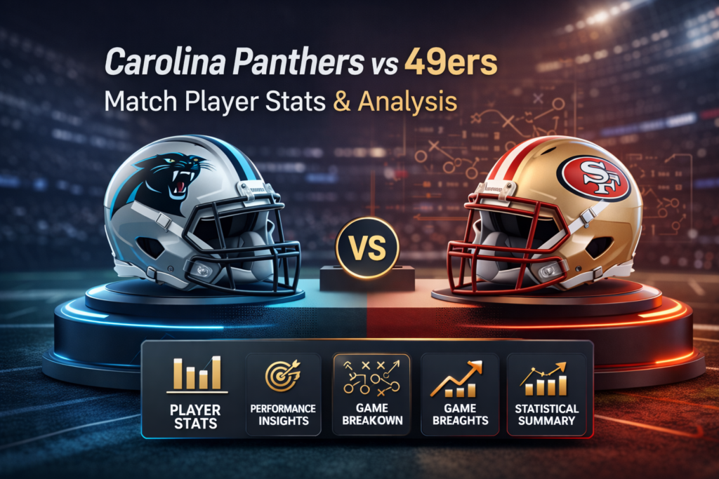 carolina panthers vs 49ers match player stats