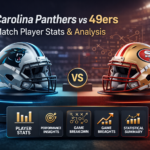 carolina panthers vs 49ers match player stats